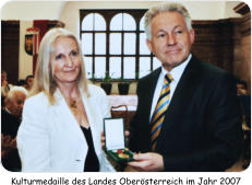 Kulturmedaille des Landes Obersterreich im Jahr 2007